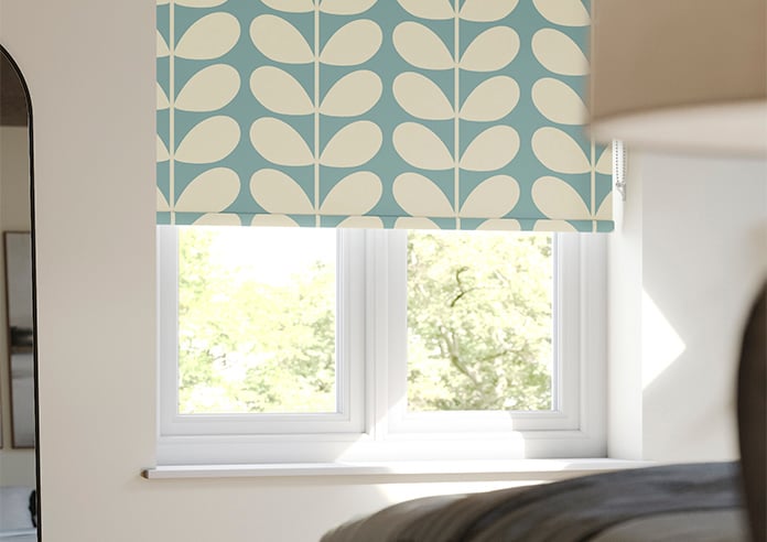Orla Kiely Jumbo Solid Stem, Duckegg - Twist&Fit Roller Blind - Image 5